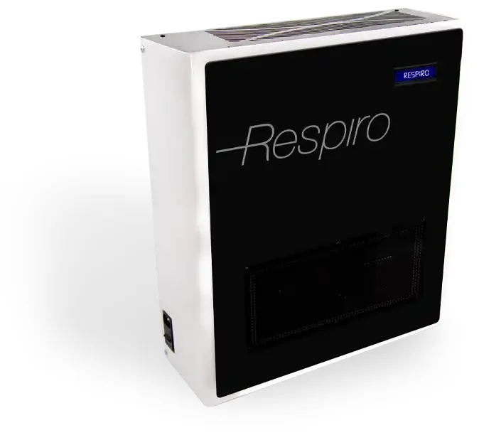 Respiro Noviga — purificatore aria fotocatalisi ICR da parete