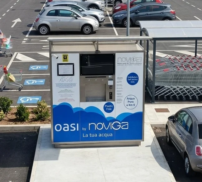 Casa dell'acqua Oasi by Noviga — distributore automatico acqua self-service H24