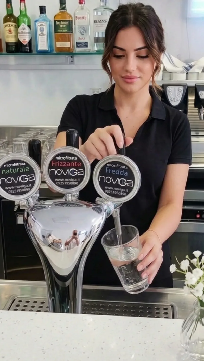 Erogatore acqua per bar